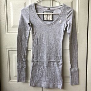 Abercrombie | Long Sleeve Gray Tee